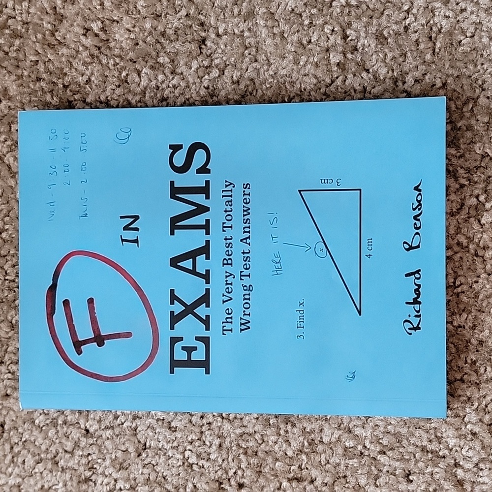 F in Exams book